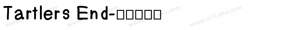 Tartlers End字体转换